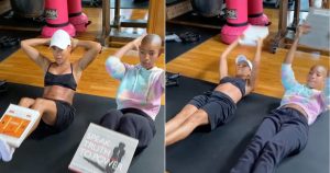 Jada Pinkett Smith and Willow Smith's Ab Workout | POPSUGAR Fitness